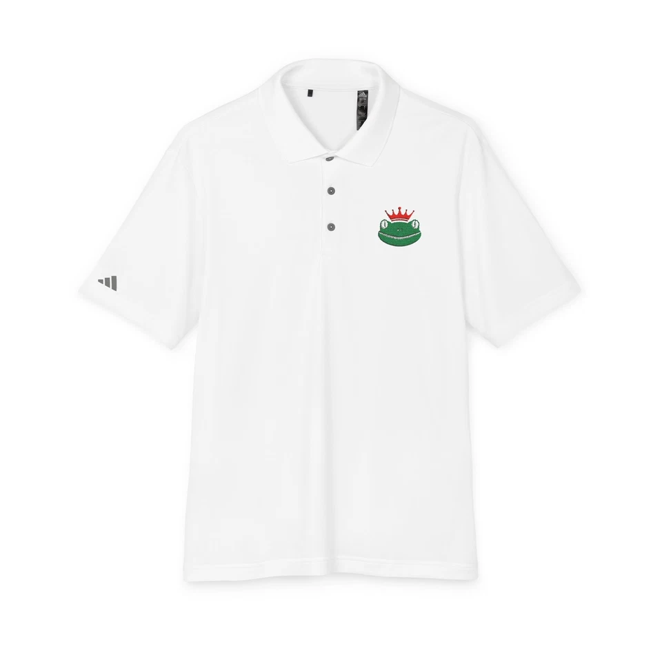 Fun Frog Graphic Performance Polo, Casual Wear, Sports, Gift for Him, Summer - Image 4