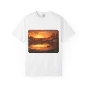 Serene Sunset Comfort Colors Unisex T-shirt for Autism Awareness, Peaceful