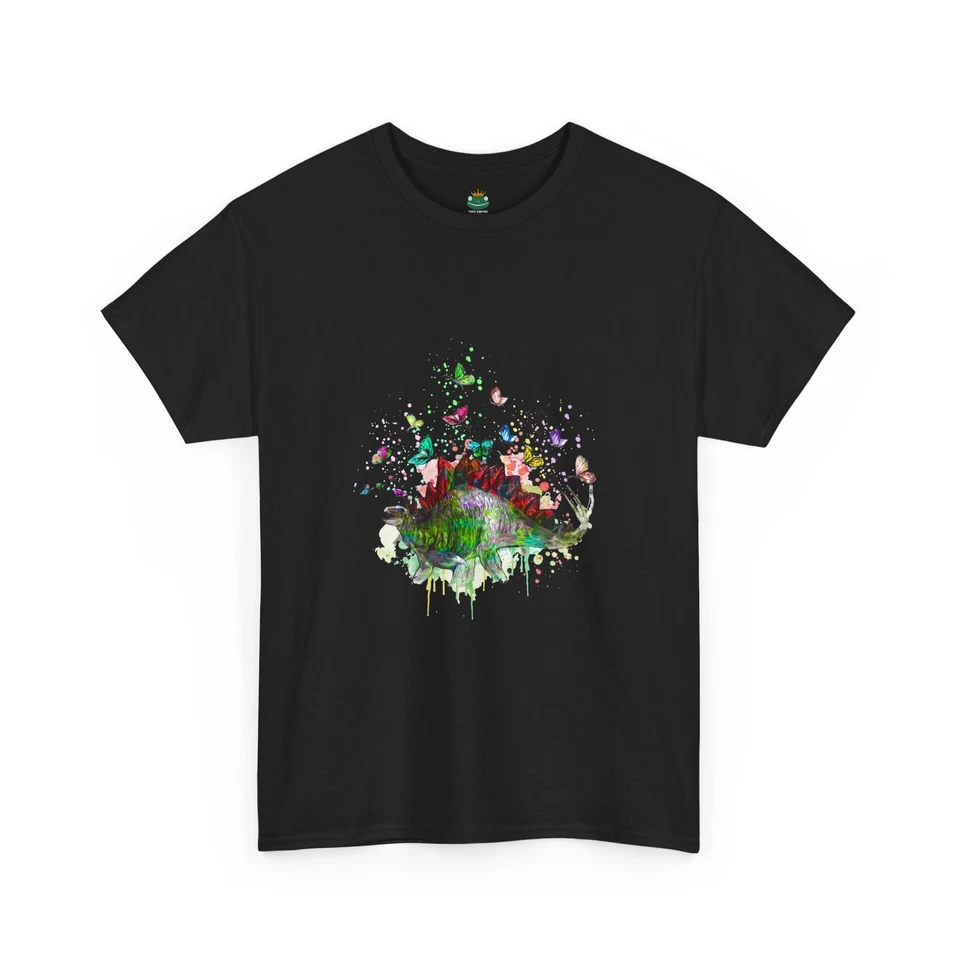 Stegosaurus Tee, Dinosaur Shirt, Butterfly T-Shirt, Prehistoric Top, Animal - Image 16